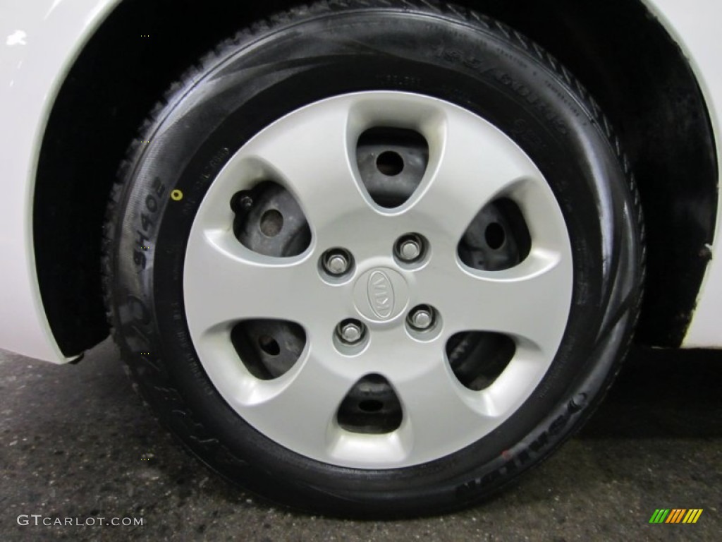 2007 Spectra EX Sedan - White / Gray photo #6