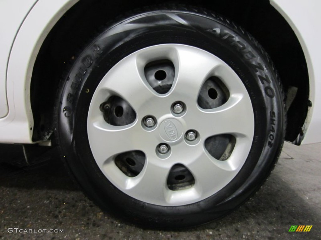 2007 Spectra EX Sedan - White / Gray photo #7