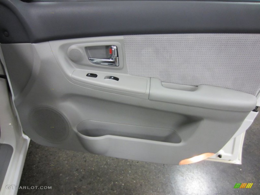 2007 Spectra EX Sedan - White / Gray photo #20
