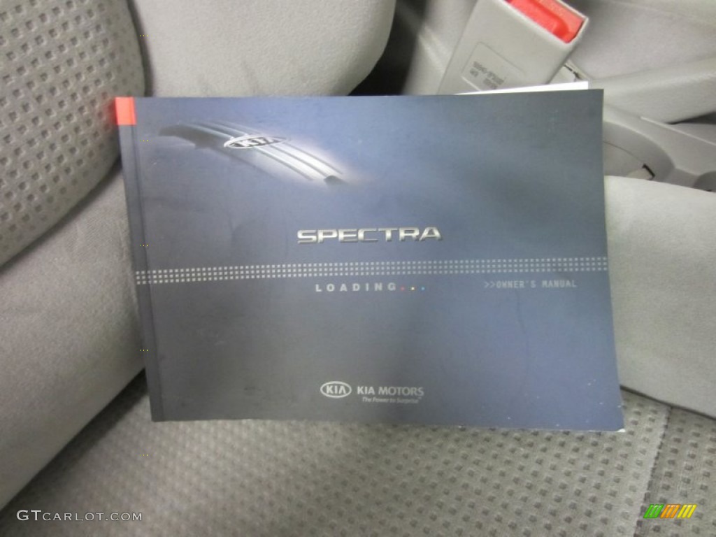 2007 Spectra EX Sedan - White / Gray photo #21