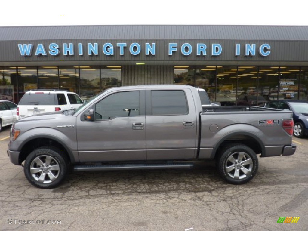 2011 F150 FX4 SuperCrew 4x4 - Sterling Grey Metallic / Black photo #1