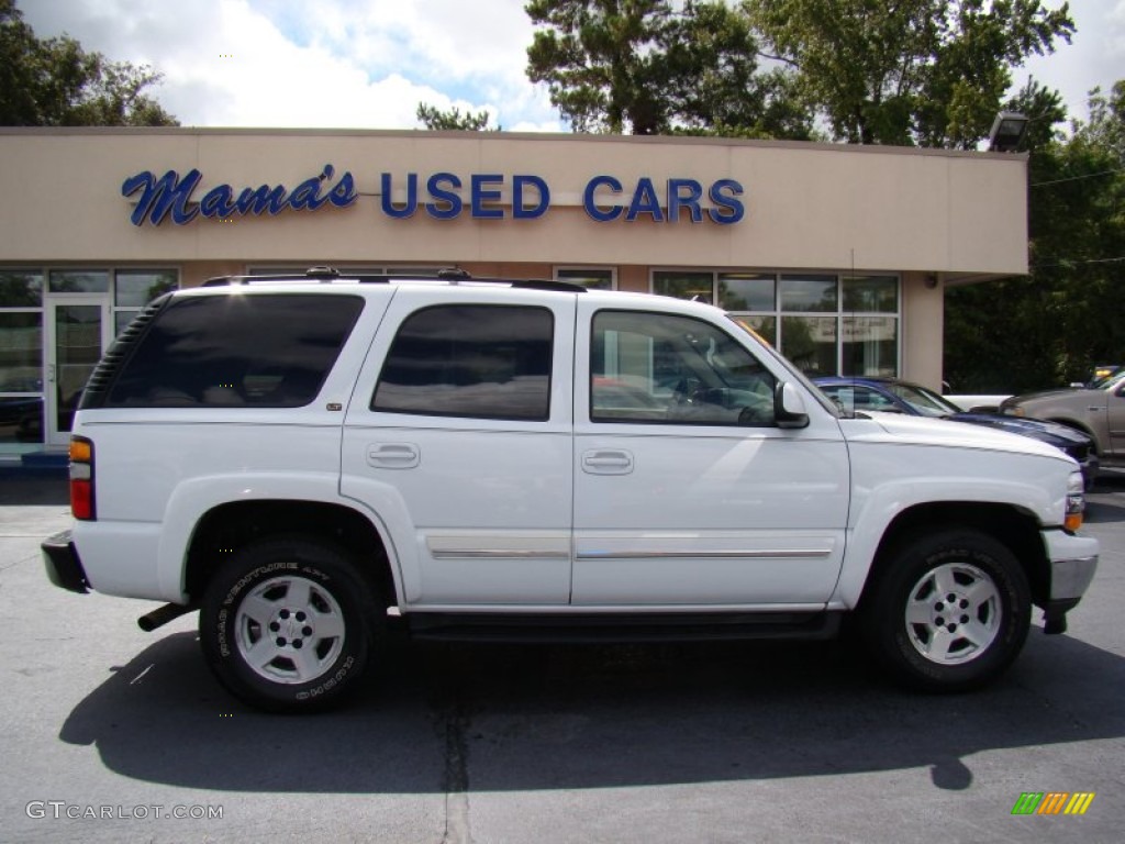 2005 Tahoe LT - Summit White / Tan/Neutral photo #1