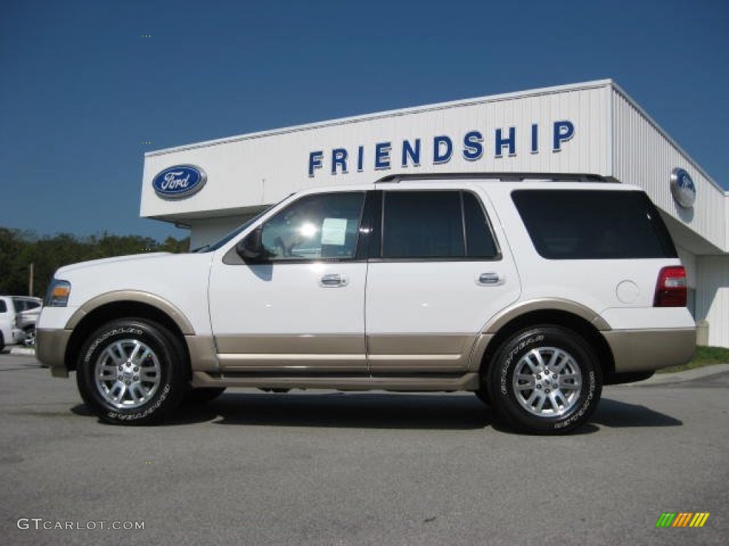 2012 Expedition XLT 4x4 - Oxford White / Camel photo #1