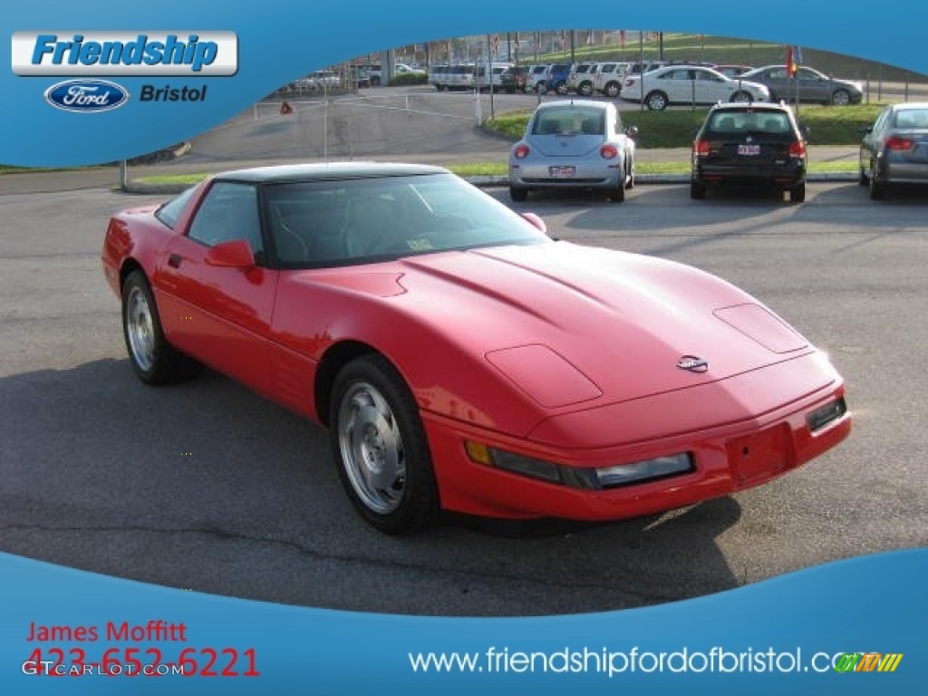 1994 Corvette Coupe - Torch Red / Light Gray photo #4