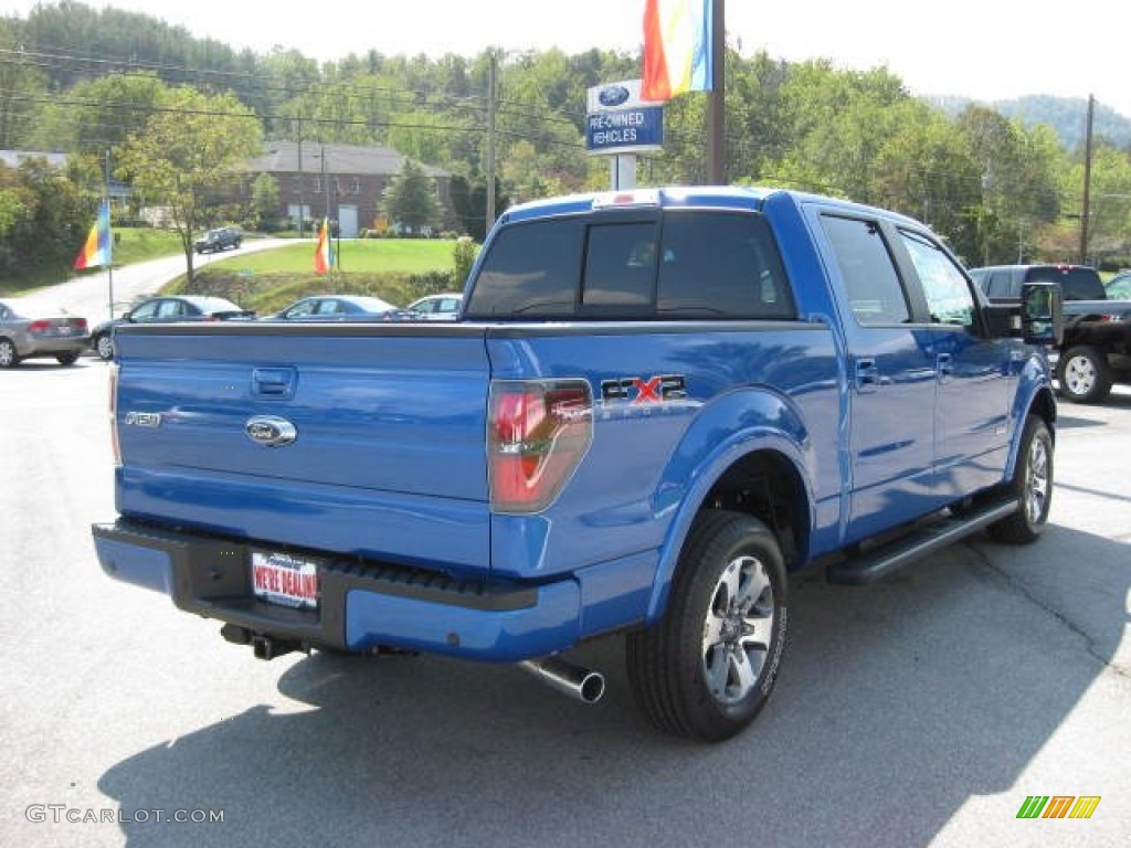 2011 F150 FX2 SuperCrew - Blue Flame Metallic / Black photo #6