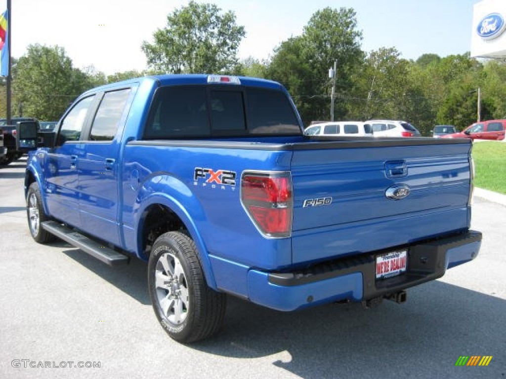 2011 F150 FX2 SuperCrew - Blue Flame Metallic / Black photo #8