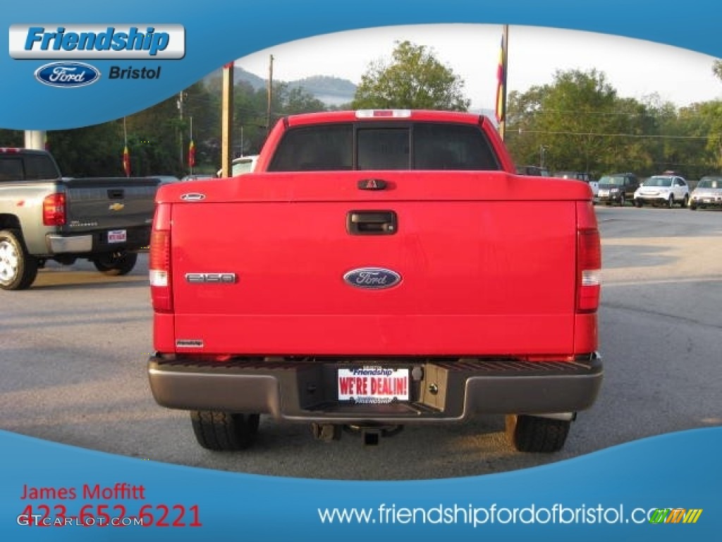 2005 F150 FX4 SuperCab 4x4 - Bright Red / Black photo #7