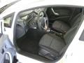 Charcoal Black/Blue 2012 Ford Fiesta SES Hatchback Interior Color