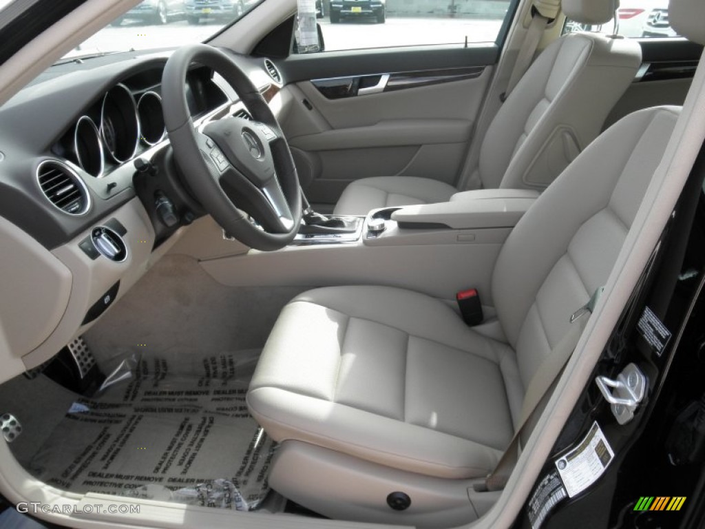Almond Beige/Mocha Interior 2012 Mercedes-Benz C 250 Sport Photo #54538207