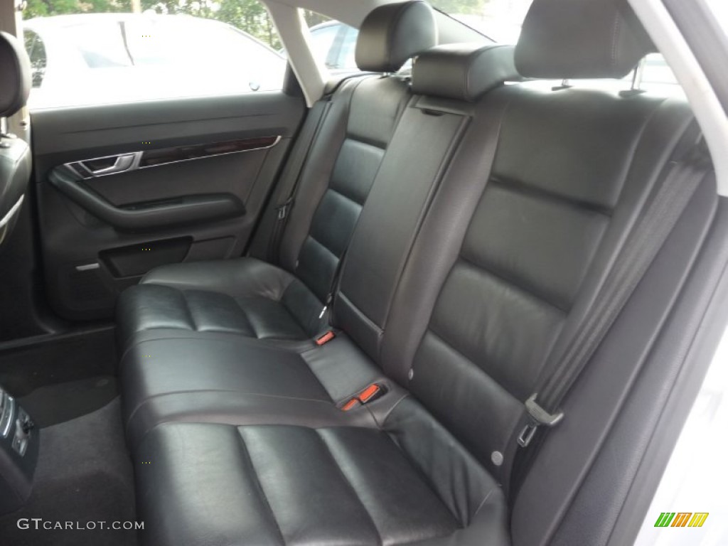 Ebony Interior 2005 Audi A6 3.2 quattro Sedan Photo #54539465
