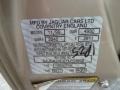 SEC: Topaz Metallic 2000 Jaguar XJ Vanden Plas Color Code