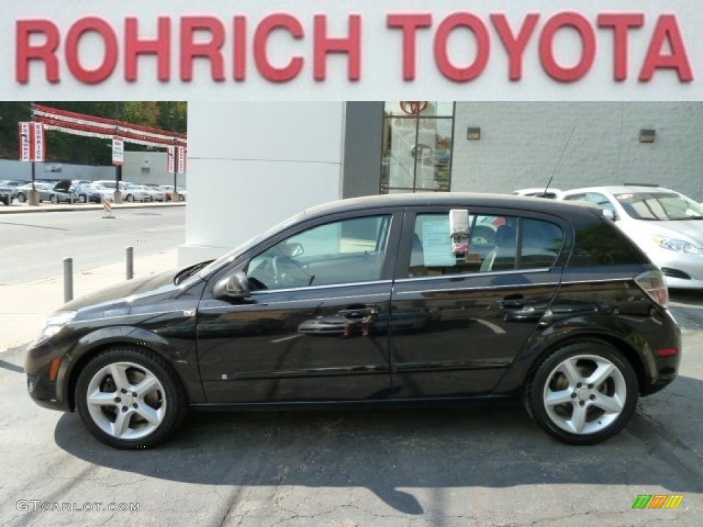 2008 Astra XR Sedan - Black Sapphire / Charcoal photo #1