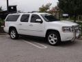 2009 Summit White Chevrolet Suburban LTZ 4x4  photo #1