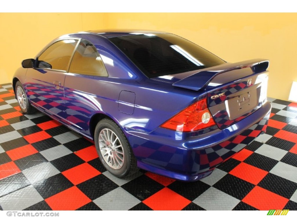 2005 Civic EX Coupe - Fiji Blue Pearl / Ivory photo #3