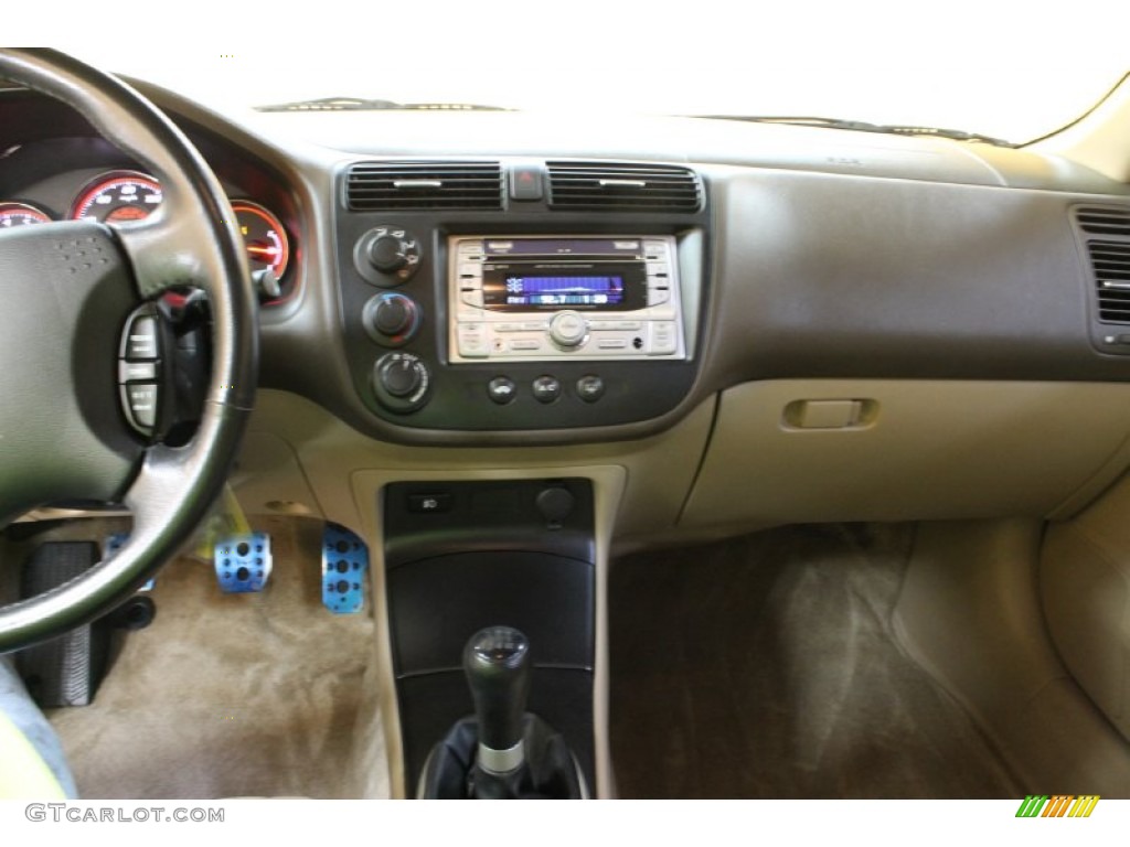 2005 Civic EX Coupe - Fiji Blue Pearl / Ivory photo #5