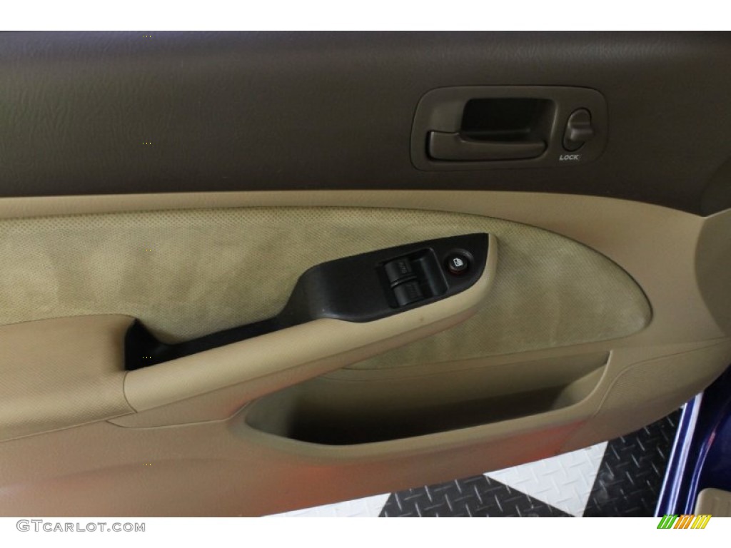 2005 Civic EX Coupe - Fiji Blue Pearl / Ivory photo #10