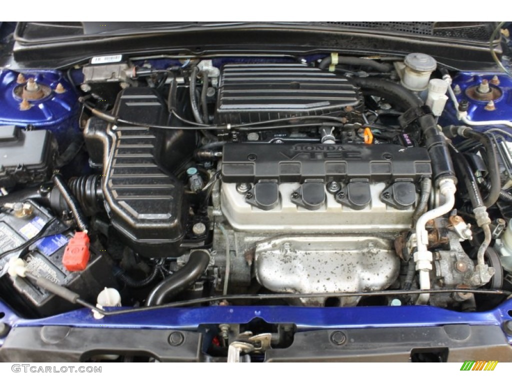 2005 Honda Civic EX Coupe 1.7L SOHC 16V VTEC 4 Cylinder Engine Photo #54542115