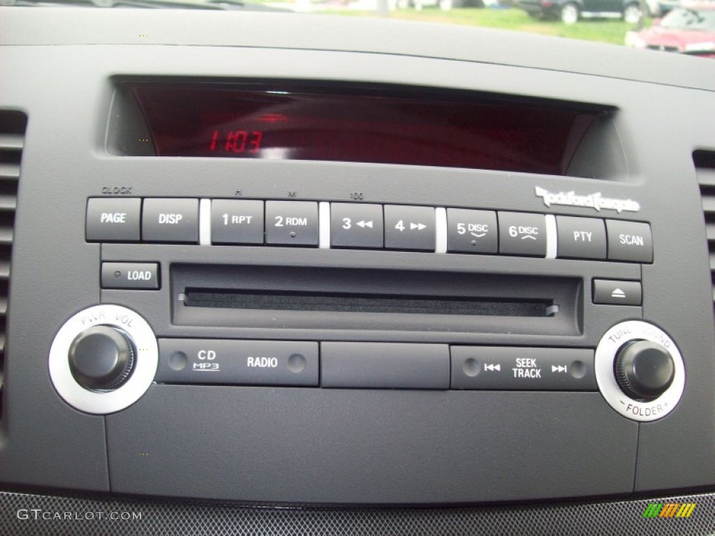 2011 Mitsubishi Lancer Evolution GSR Audio System Photo #54543681
