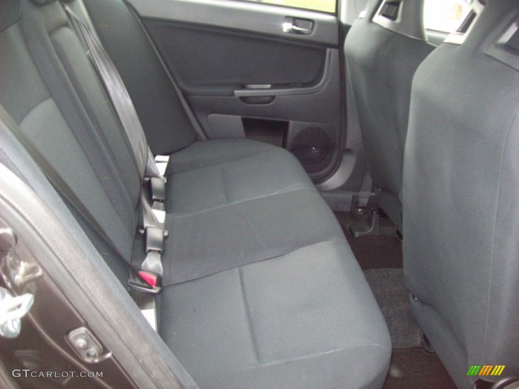 Black Interior 2011 Mitsubishi Lancer Evolution GSR Photo #54543765