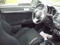 Black 2011 Mitsubishi Lancer Evolution GSR Interior Color