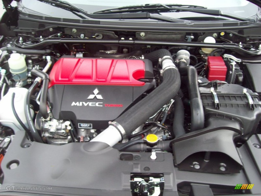 2011 Mitsubishi Lancer Evolution GSR 2.0 Liter Turbocharged DOHC 16-Valve MIVEC 4 Cylinder Engine Photo #54543816