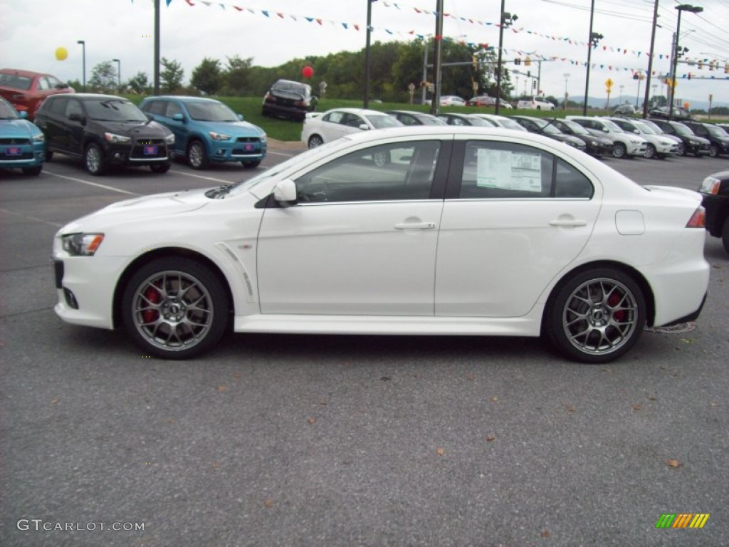 Wicked White 2011 Mitsubishi Lancer Evolution MR Exterior Photo #54543864