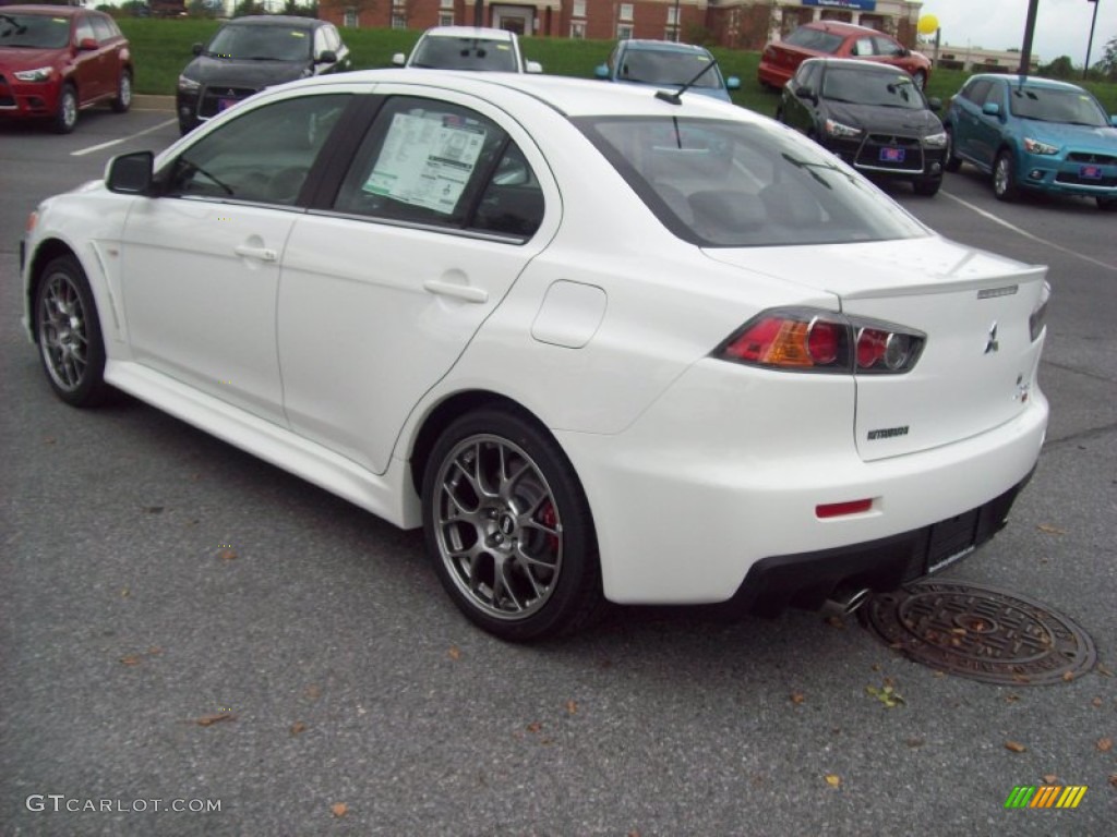 Wicked White 2011 Mitsubishi Lancer Evolution MR Exterior Photo #54543873