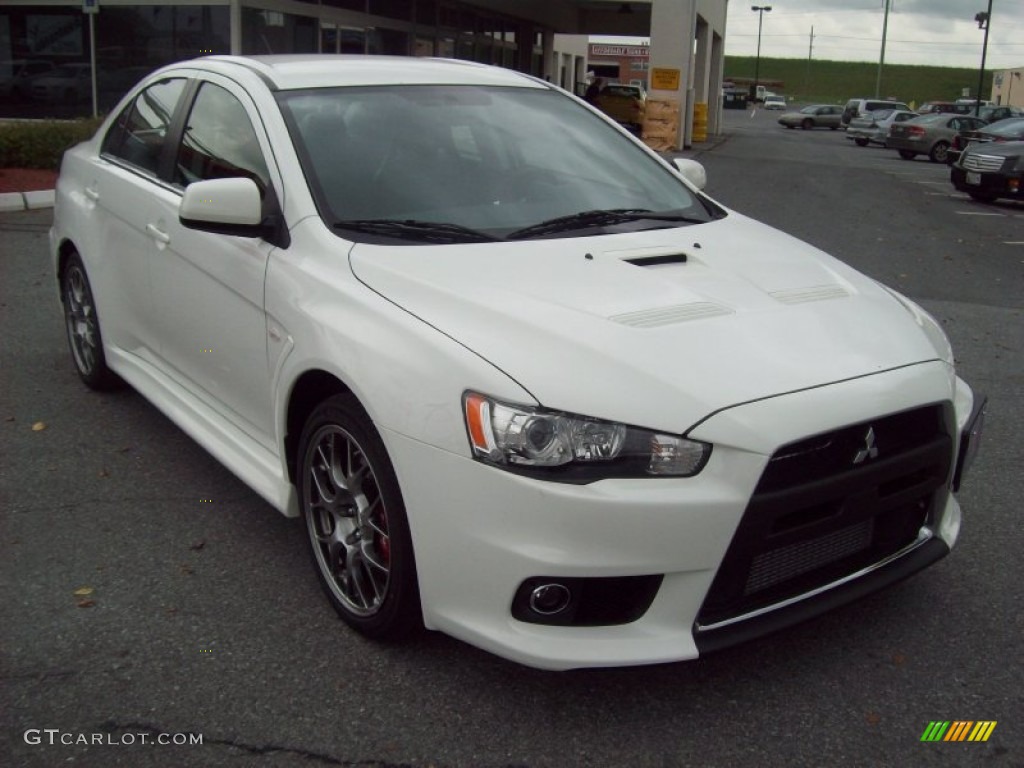 Wicked White 2011 Mitsubishi Lancer Evolution MR Exterior Photo #54543909