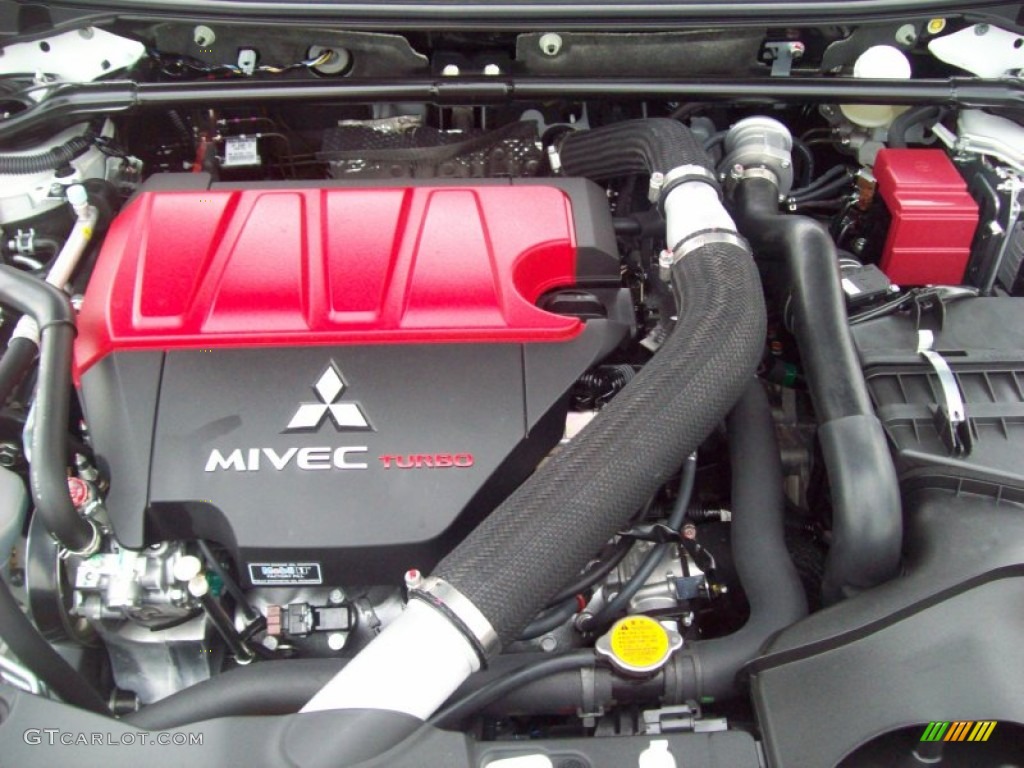 2011 Mitsubishi Lancer Evolution MR 2.0 Liter Turbocharged DOHC 16-Valve MIVEC 4 Cylinder Engine Photo #54543936