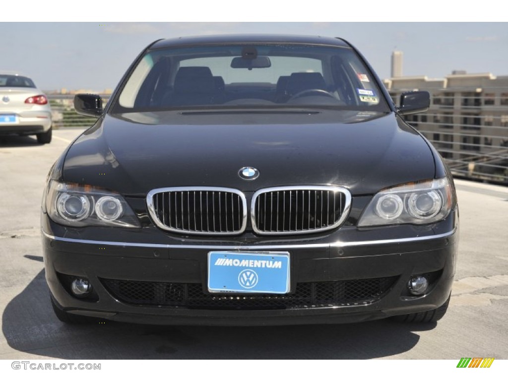 2006 7 Series 750i Sedan - Jet Black / Black/Black photo #2