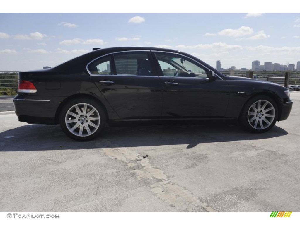 2006 7 Series 750i Sedan - Jet Black / Black/Black photo #6