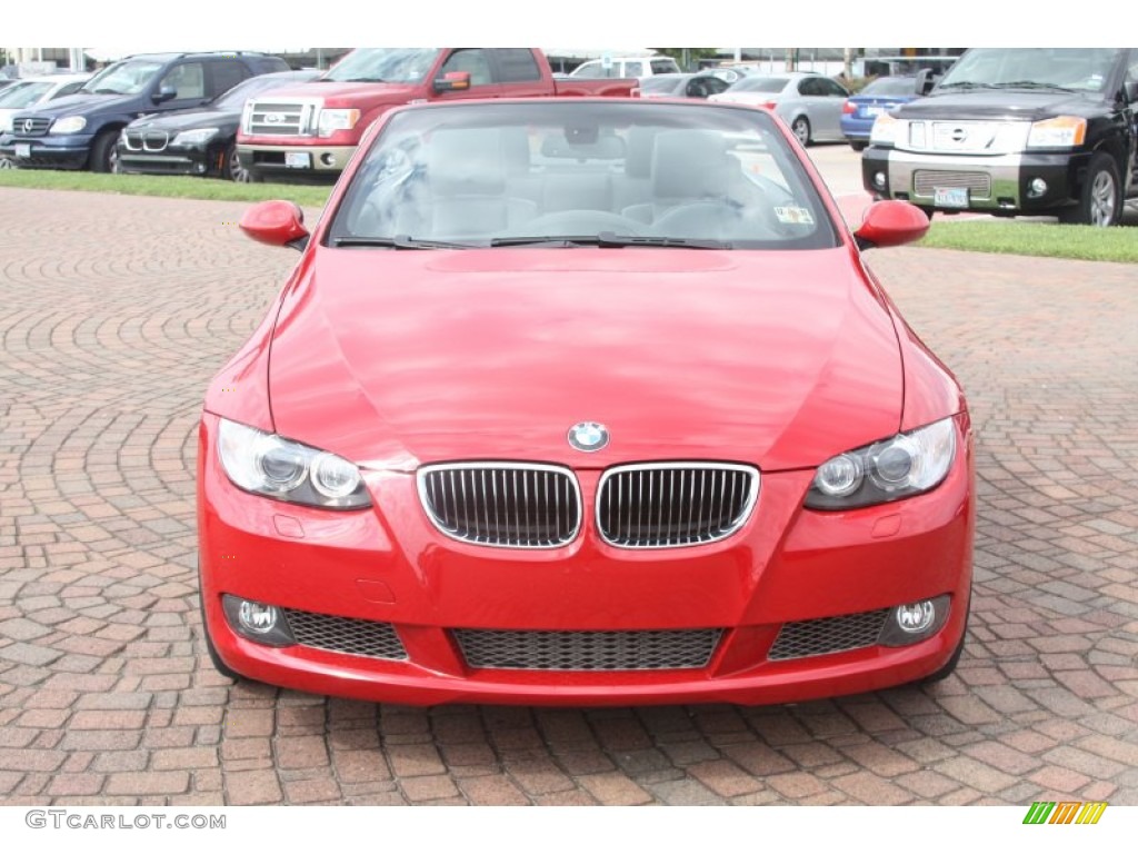 2007 3 Series 335i Convertible - Crimson Red / Black photo #3