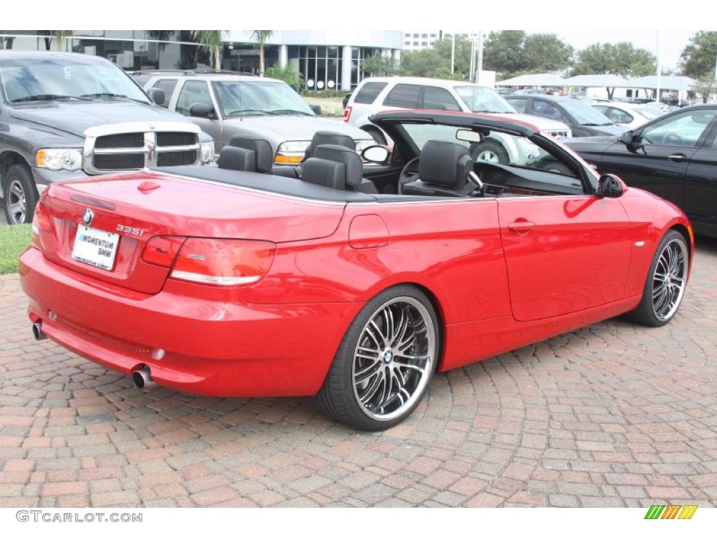 2007 3 Series 335i Convertible - Crimson Red / Black photo #12