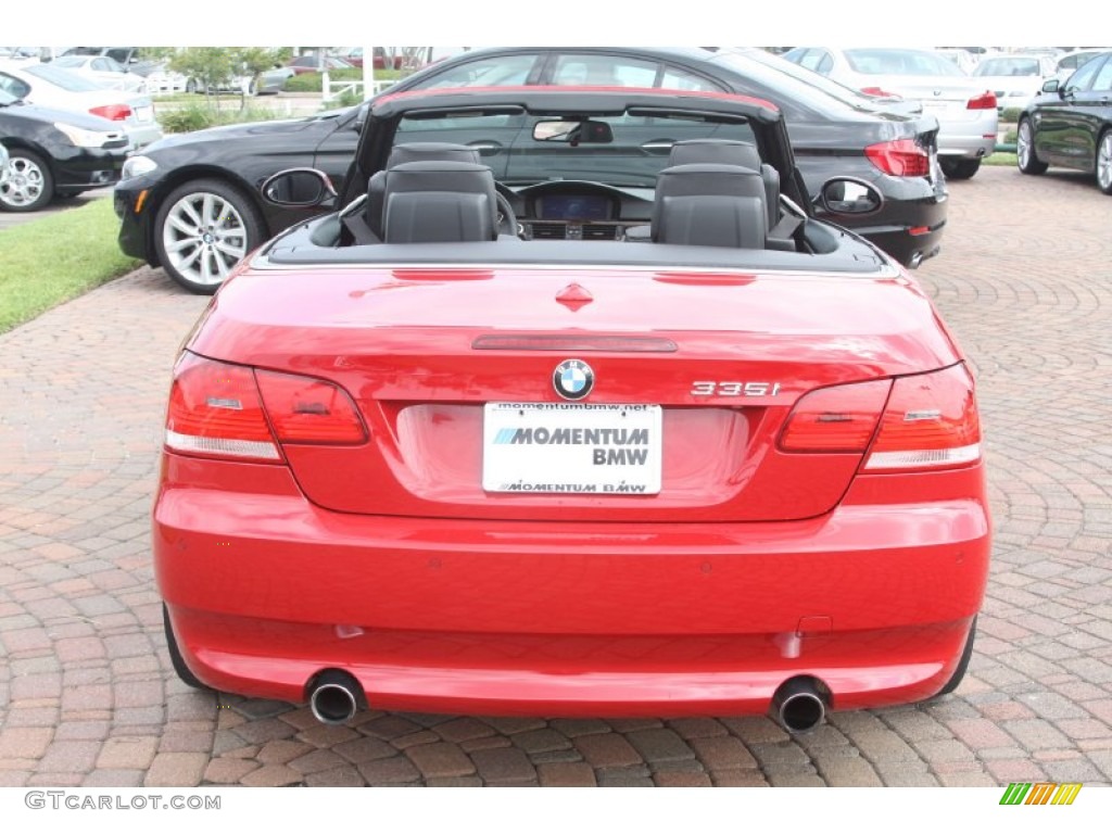 2007 3 Series 335i Convertible - Crimson Red / Black photo #13