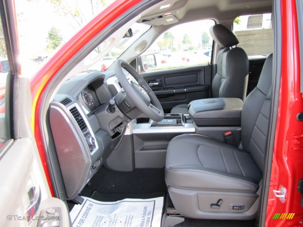 Dark Slate Gray Interior 2012 Dodge Ram 1500 Sport Quad Cab Photo #54545250