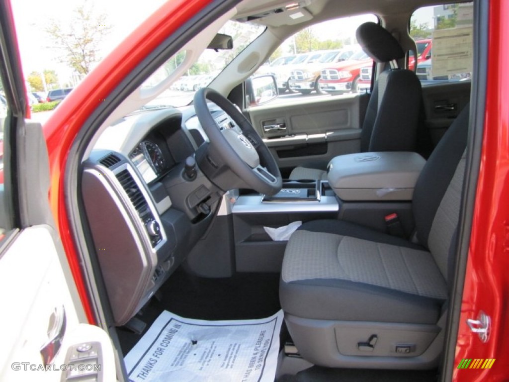 Dark Slate Gray/Medium Graystone Interior 2012 Dodge Ram 1500 Big Horn Crew Cab Photo #54545370