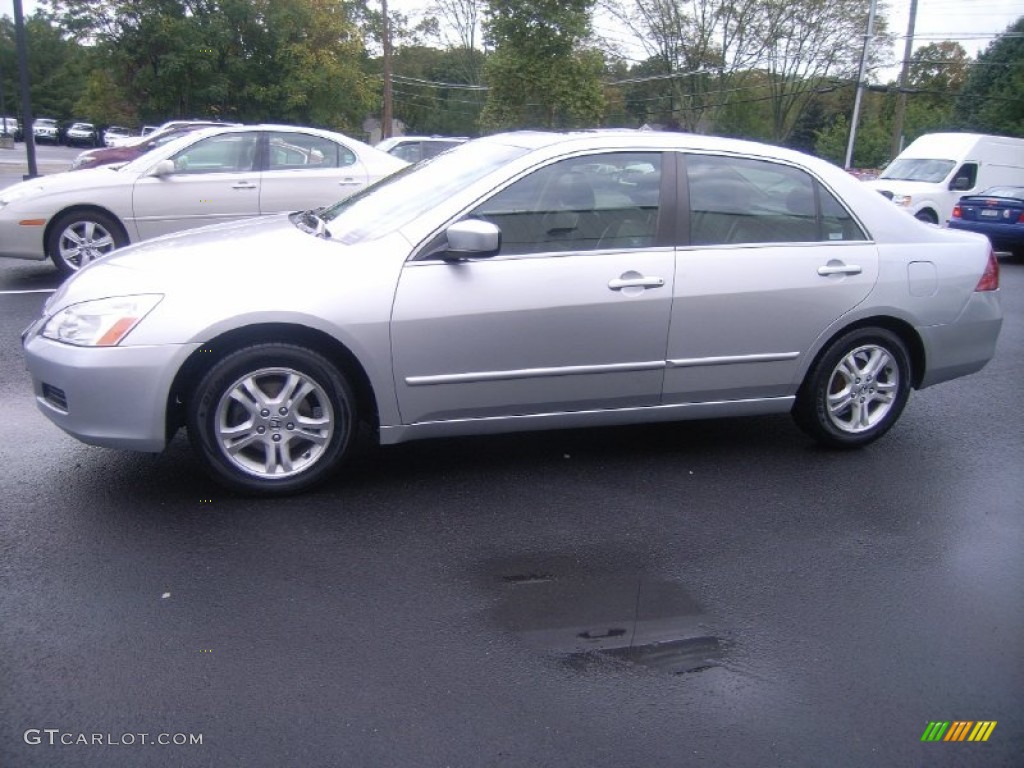 2006 Accord EX-L Sedan - Alabaster Silver Metallic / Gray photo #1