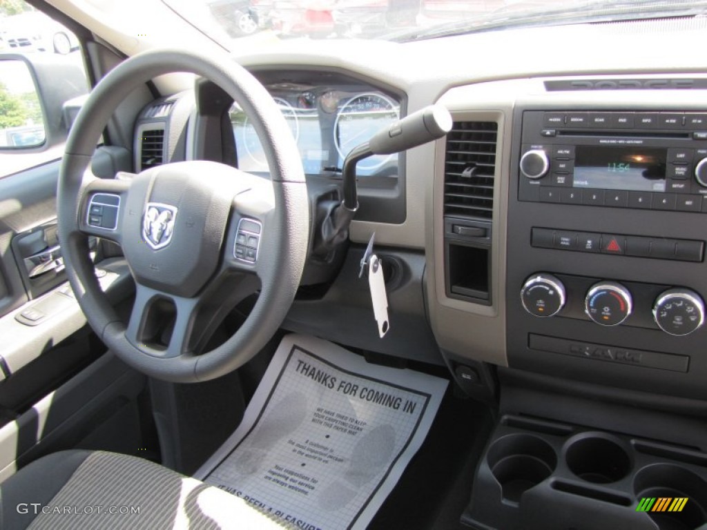 2012 Dodge Ram 1500 Express Regular Cab Dark Slate Gray/Medium Graystone Dashboard Photo #54545850