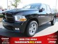 2012 Black Dodge Ram 1500 Express Quad Cab  photo #1