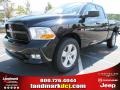 2012 Black Dodge Ram 1500 Express Quad Cab  photo #1