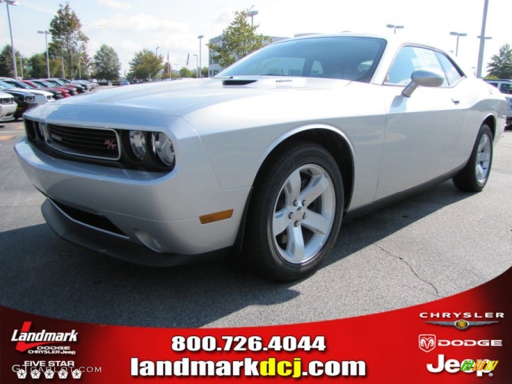 2012 Challenger R/T - Bright Silver Metallic / Dark Slate Gray photo #1