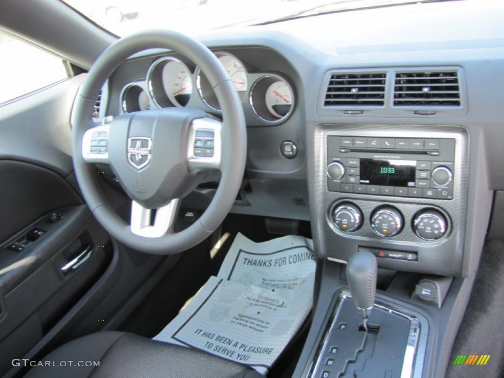 2012 Dodge Challenger R/T Dark Slate Gray Dashboard Photo #54546468