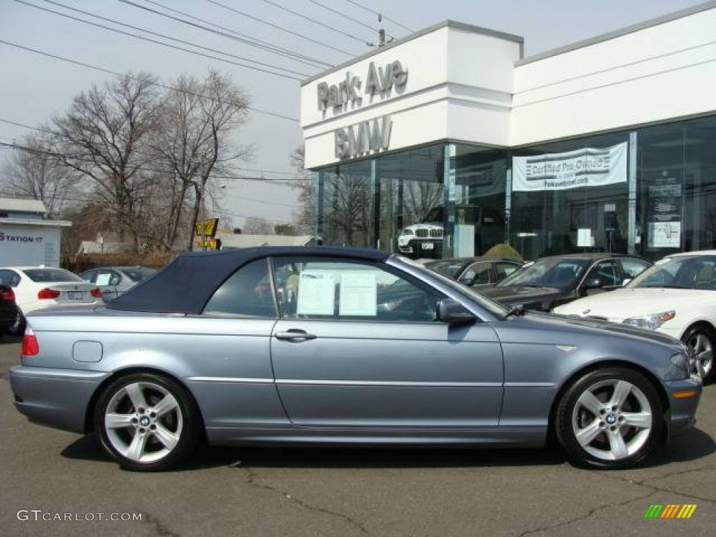 2006 3 Series 325i Convertible - Quartz Blue Metallic / Sand photo #2