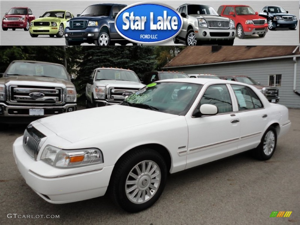 2011 Grand Marquis LS Ultimate Edition - Vibrant White / Light Camel photo #3