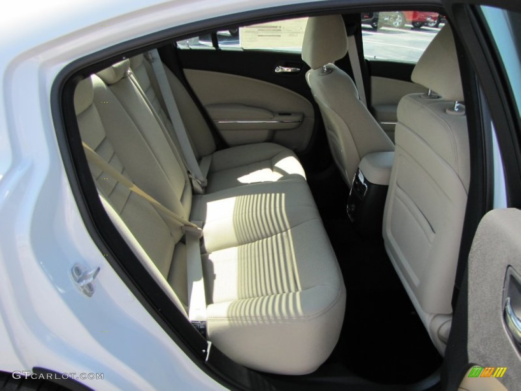 Black/Light Frost Beige Interior 2012 Dodge Charger SE Photo #54548286
