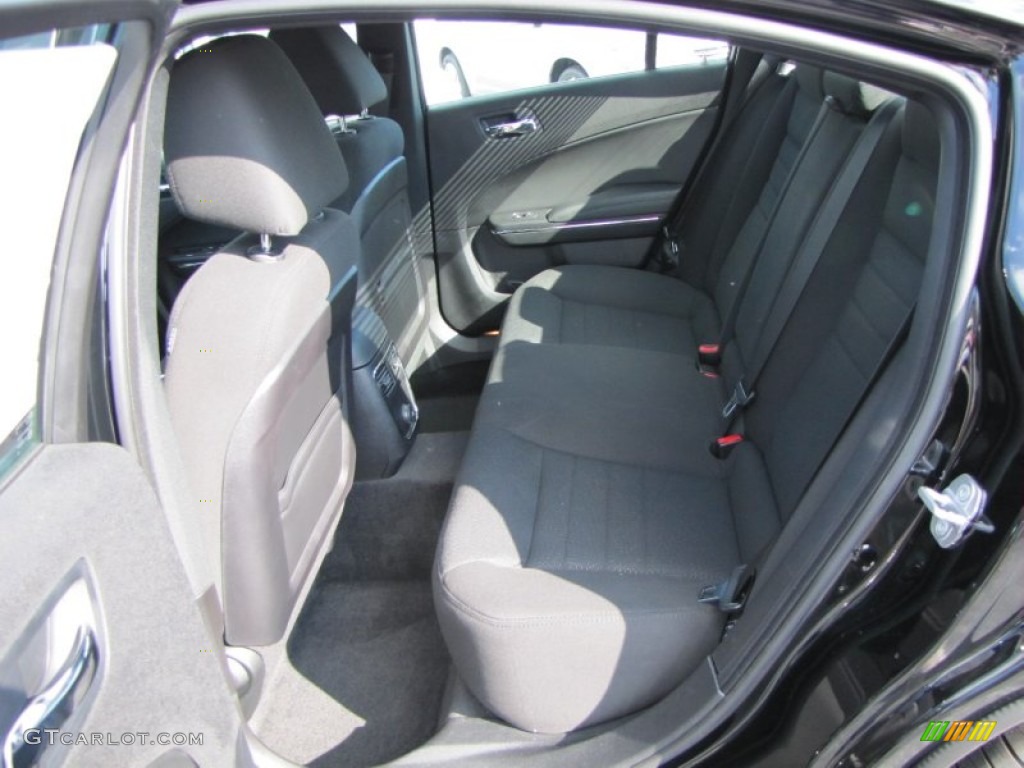 Black Interior 2012 Dodge Charger SE Photo #54548394