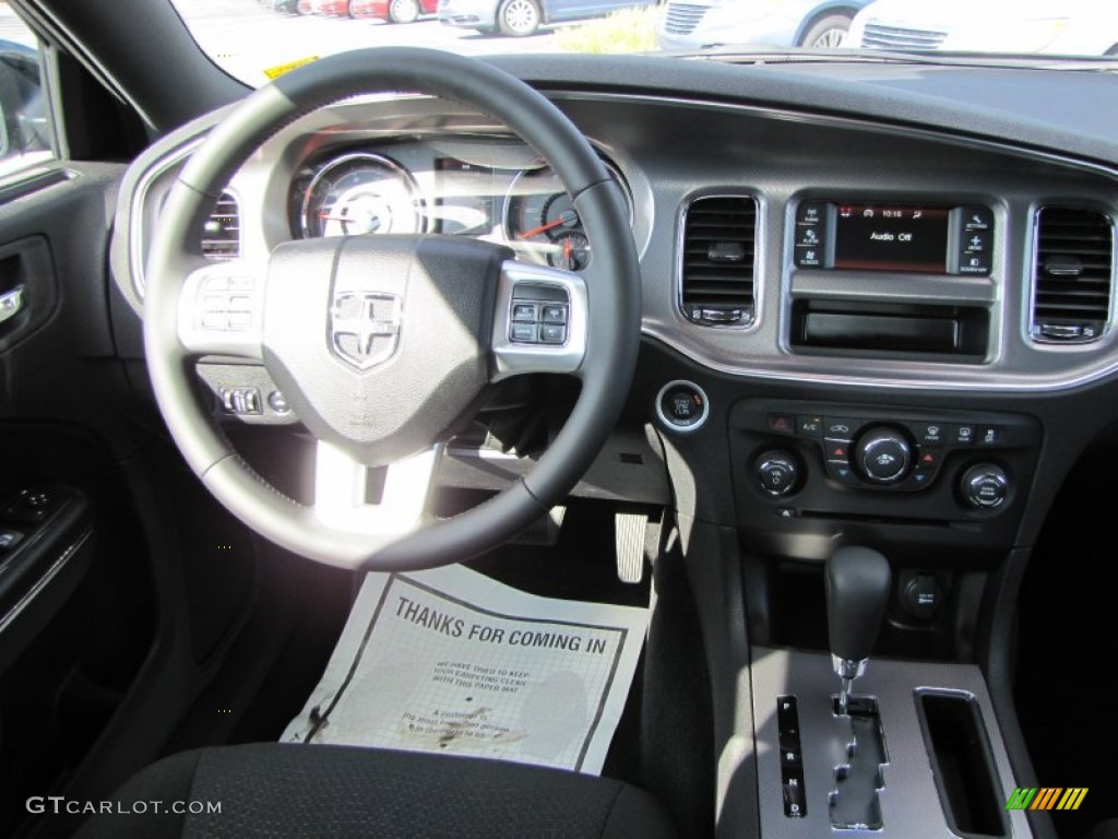 2012 Dodge Charger SE Black Dashboard Photo #54548412