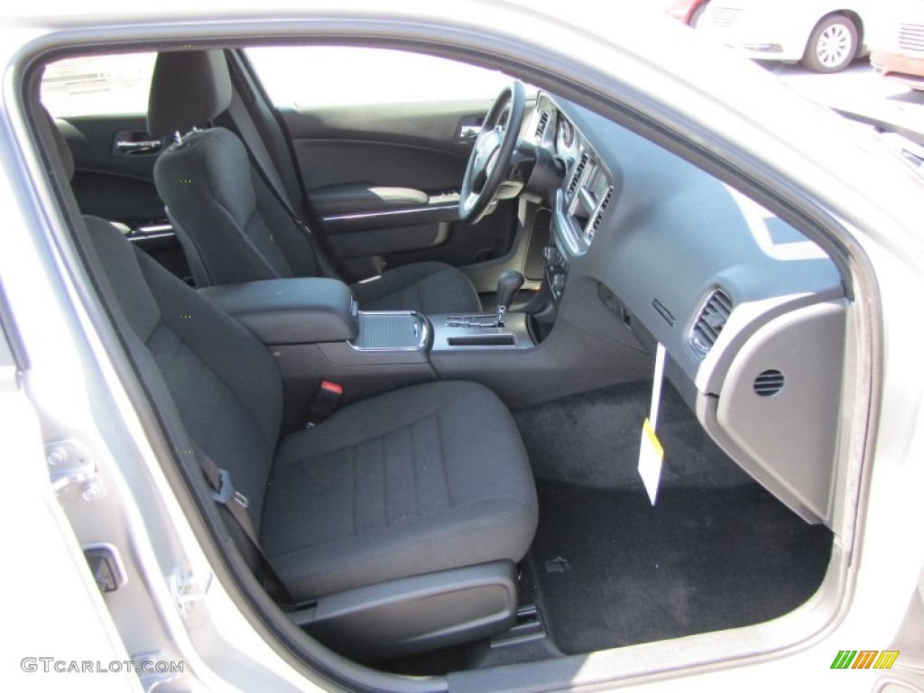 Black Interior 2012 Dodge Charger SE Photo #54548520