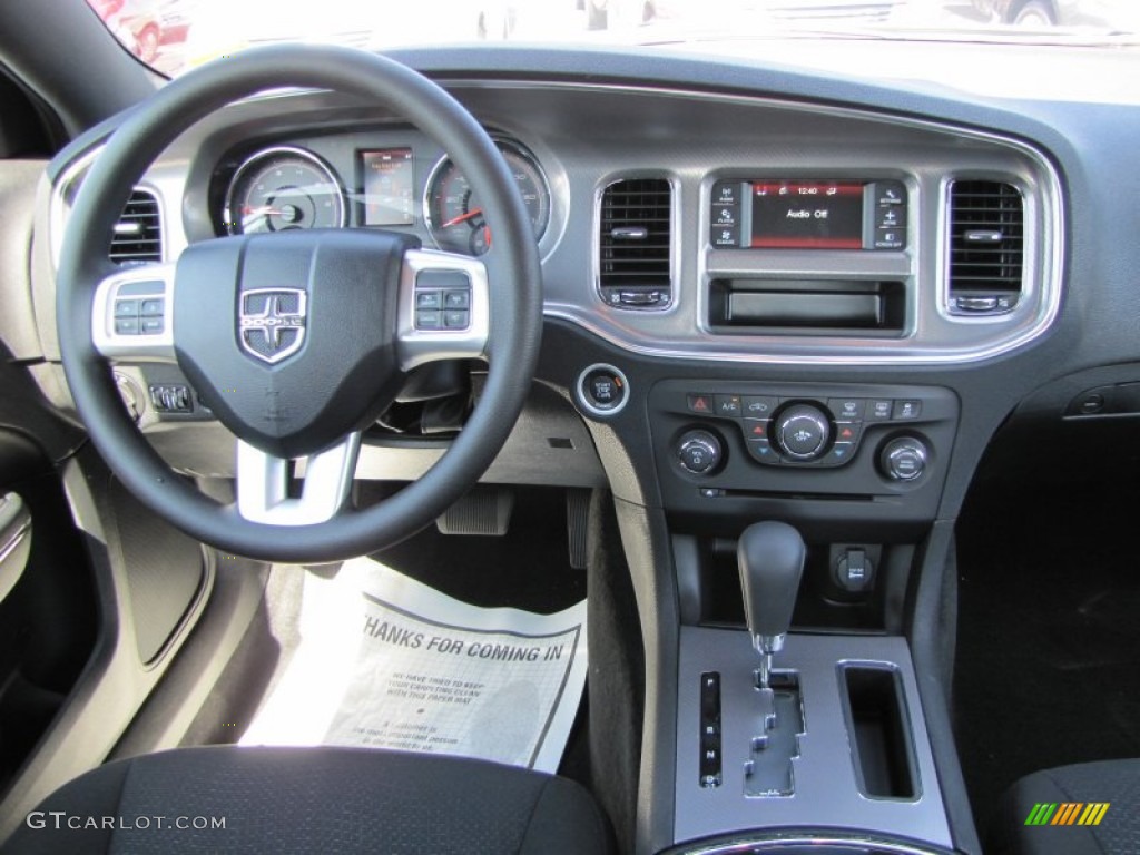 2012 Dodge Charger SE Black Dashboard Photo #54548531