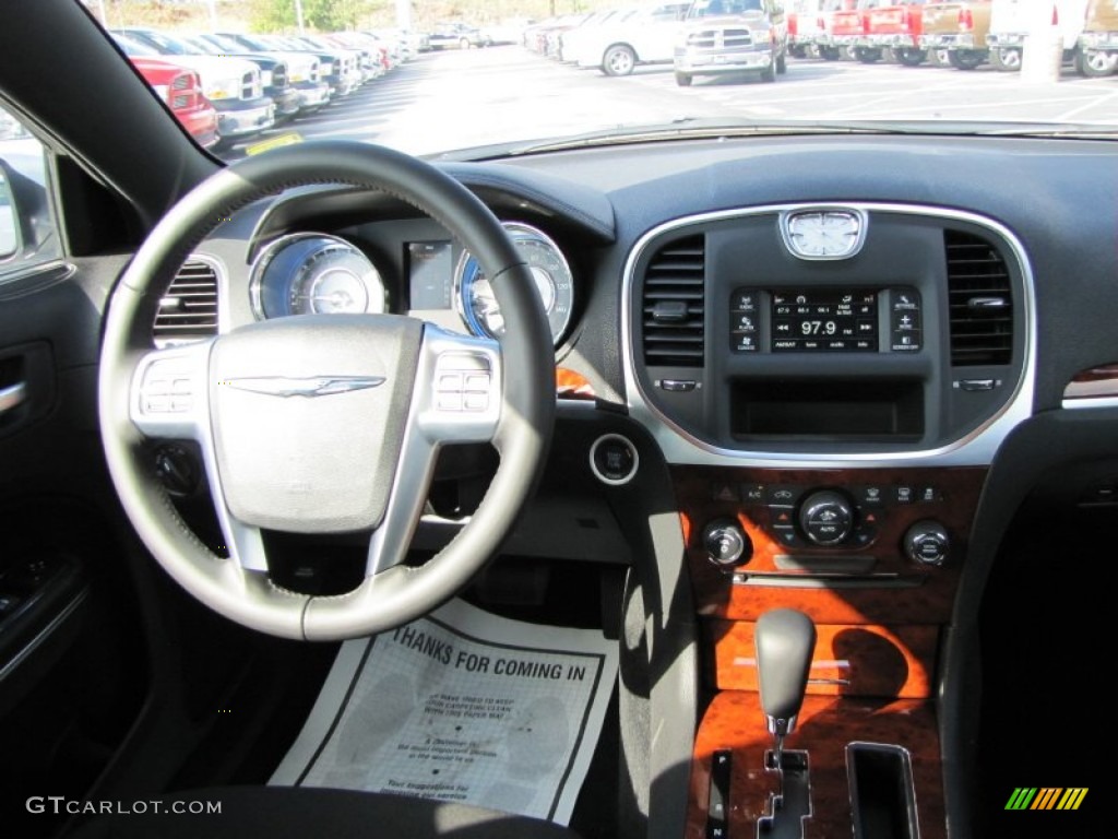 2012 Chrysler 300 Standard 300 Model Black Dashboard Photo #54548637